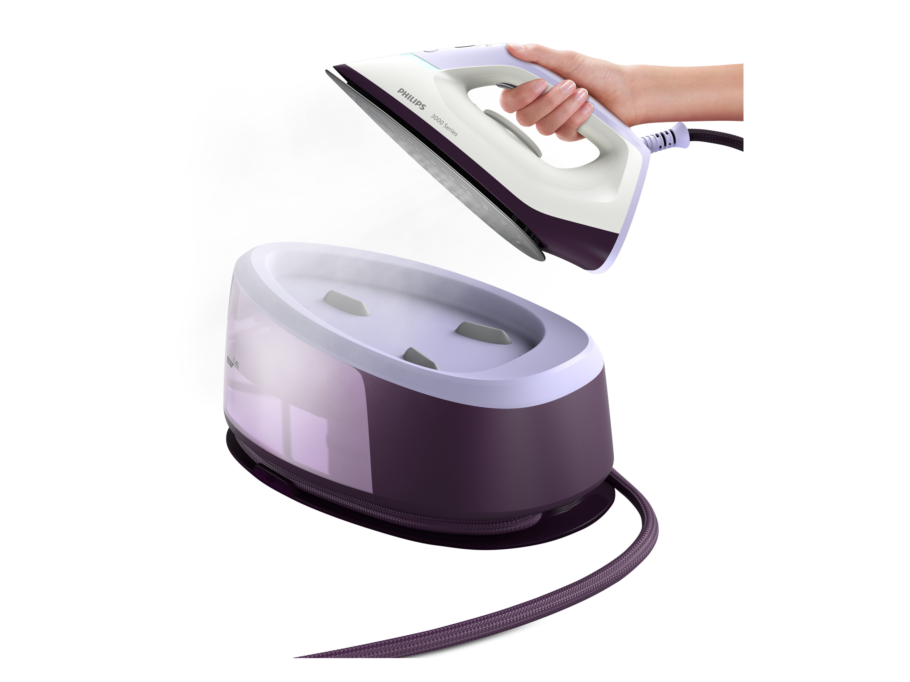 Thumbnail - PHILIPS 3000 Series Dampfbügelstation »PSG3000/30«, 1,4 l