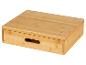Bambus-Aufbewahrungsbox mit Schublade.