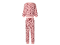 LUPILU® Kleinkinder Kinder-Sweatanzug, 2-teilig, rosa mit Leopardenmuster