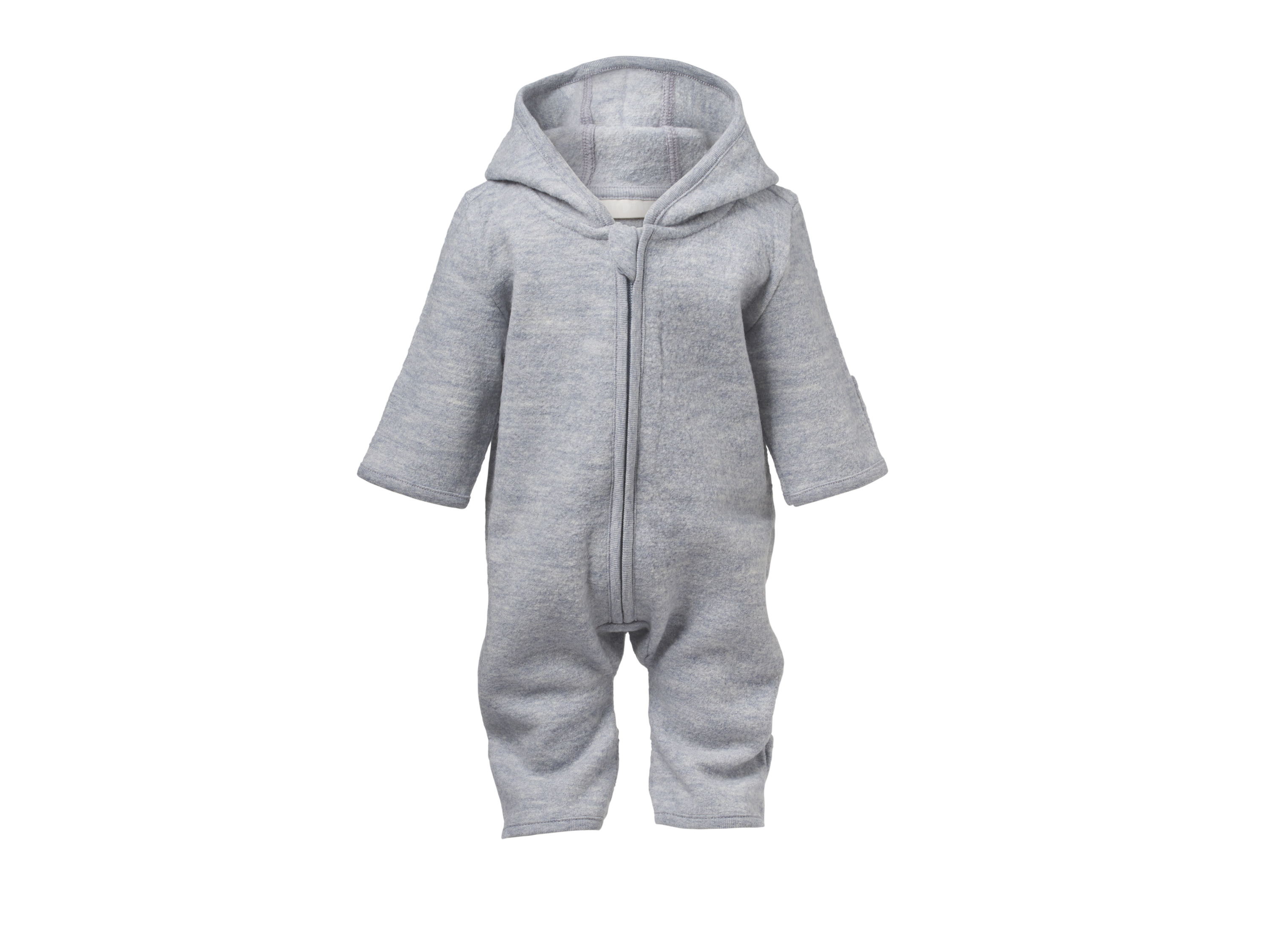 LUPILU® Premium Baby Wollwalk-Overall (Grau, 74/80)
