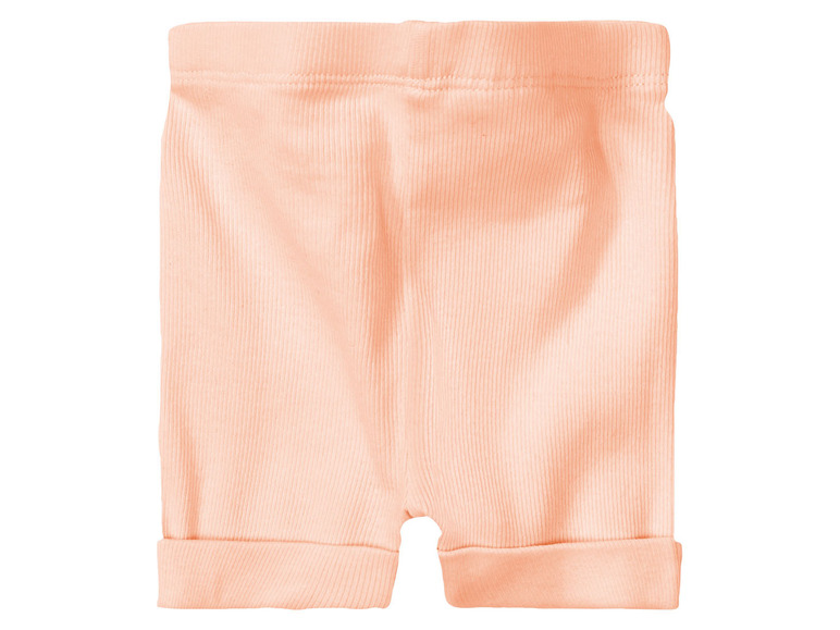 Gehe zu Vollbildansicht: LUPILU® Baby Mädchen Shorts, 2 Stück,in Krempeloptik - Bild 10