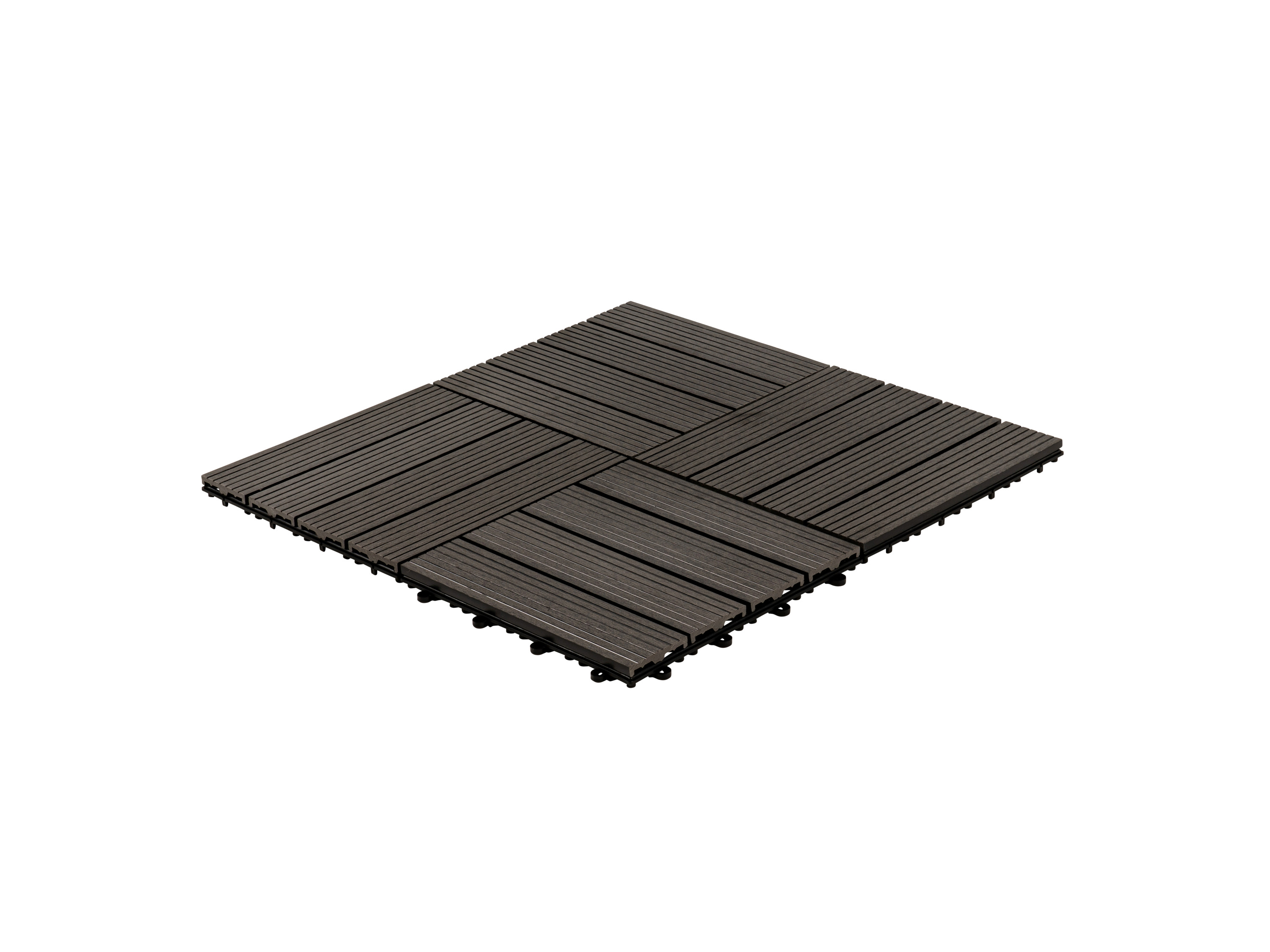 Thumbnail - HOME DELUXE WPC Holzfliesen (3m², Anthrazit)