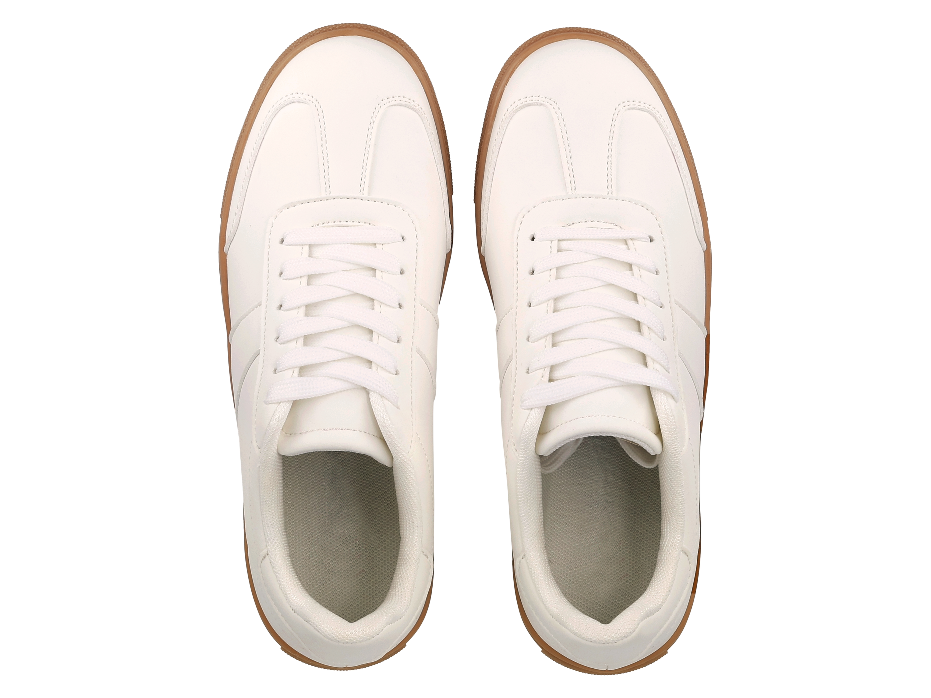 Thumbnail - esmara® Damen Sneaker, mit komfortabler Zungen- und Schaftrandpolsterung (Weiß, 38)