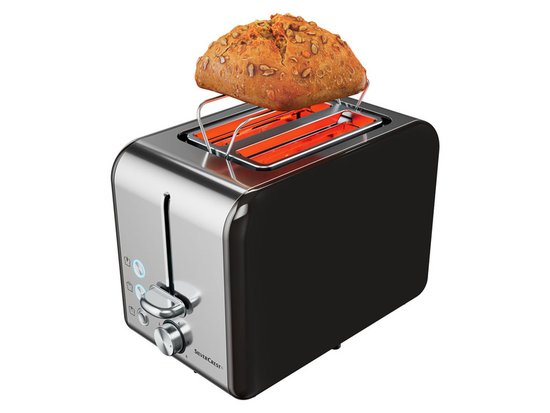 Gehe zu Vollbildansicht: SILVERCREST Toaster, mit integriertem Brötchenaufsatz, 950 W - Bild 11