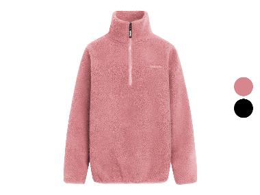 BENCH Damen Pullover mit Reißverschlusss