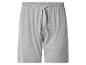 Graue Pyjama-Shorts mit Kordelzug in der Taille