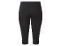 Schwarze Damen Capri-Leggings