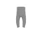 Graue Baby-Leggings aus weicher Baumwolle