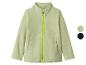 Grüne Fleecejacke mit Reißverschluss und zwei Farboptionen.