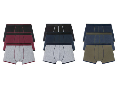 LIVERGY® Herren Boxer, 3 Stück, mit hohem Baumwollanteil