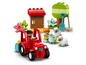 LEGO DUPLO Traktor, Farmtiere und ein Stall.