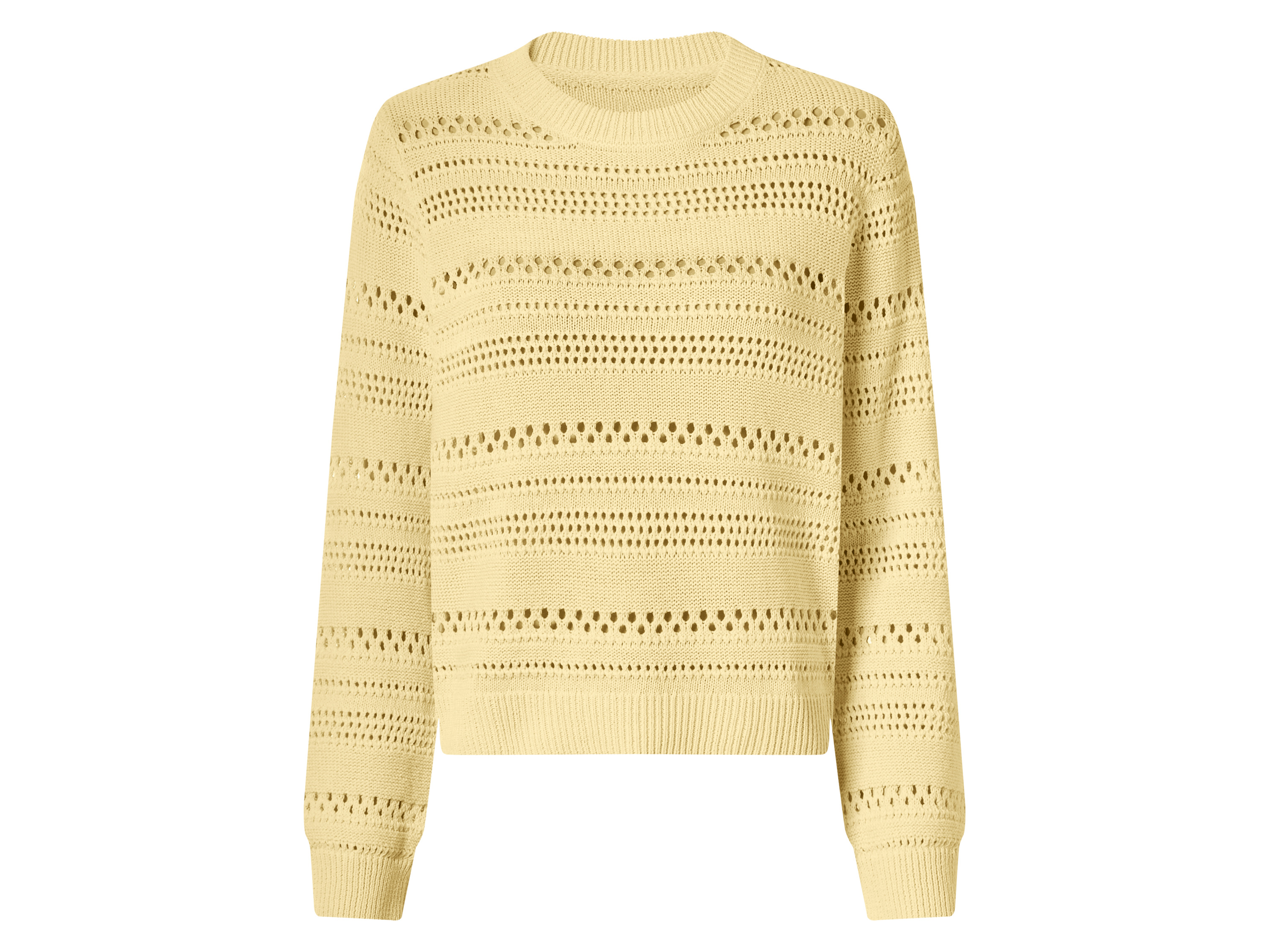 ESMARA® Damen Pullover (Gelb, L(44/46))