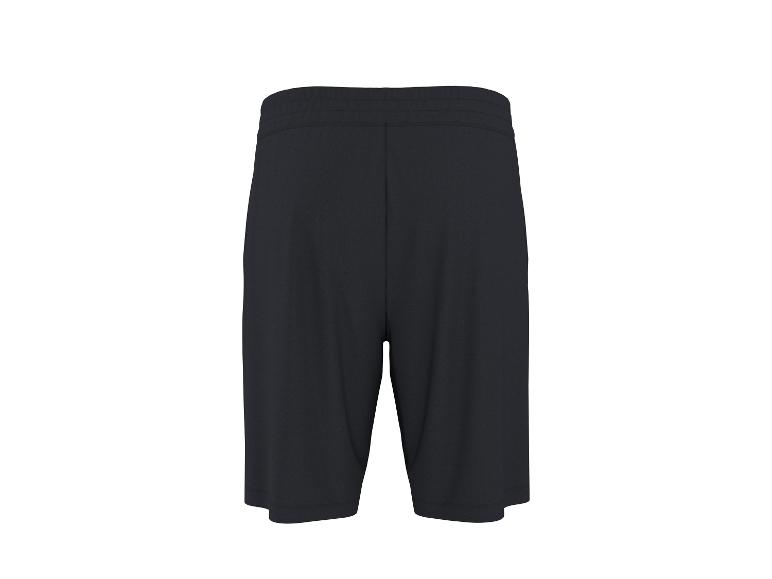 Schwarze Herren-Sporthose, Rückansicht