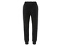 Schwarze Damen-Jogginghose aus Fleece.