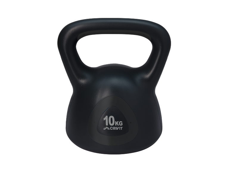 Schwarze 10 kg Kettlebell
