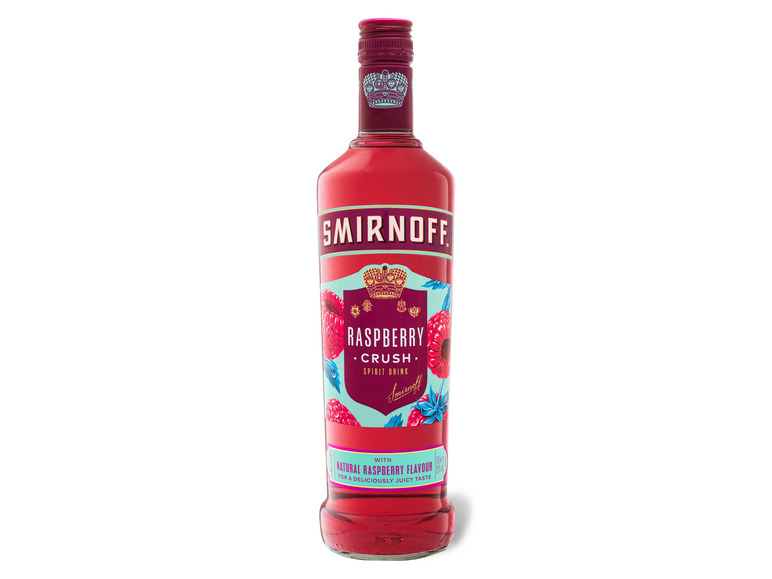 Gehe zu Vollbildansicht: Smirnoff Raspberry Crush Vodka 25% Vol - Bild 1