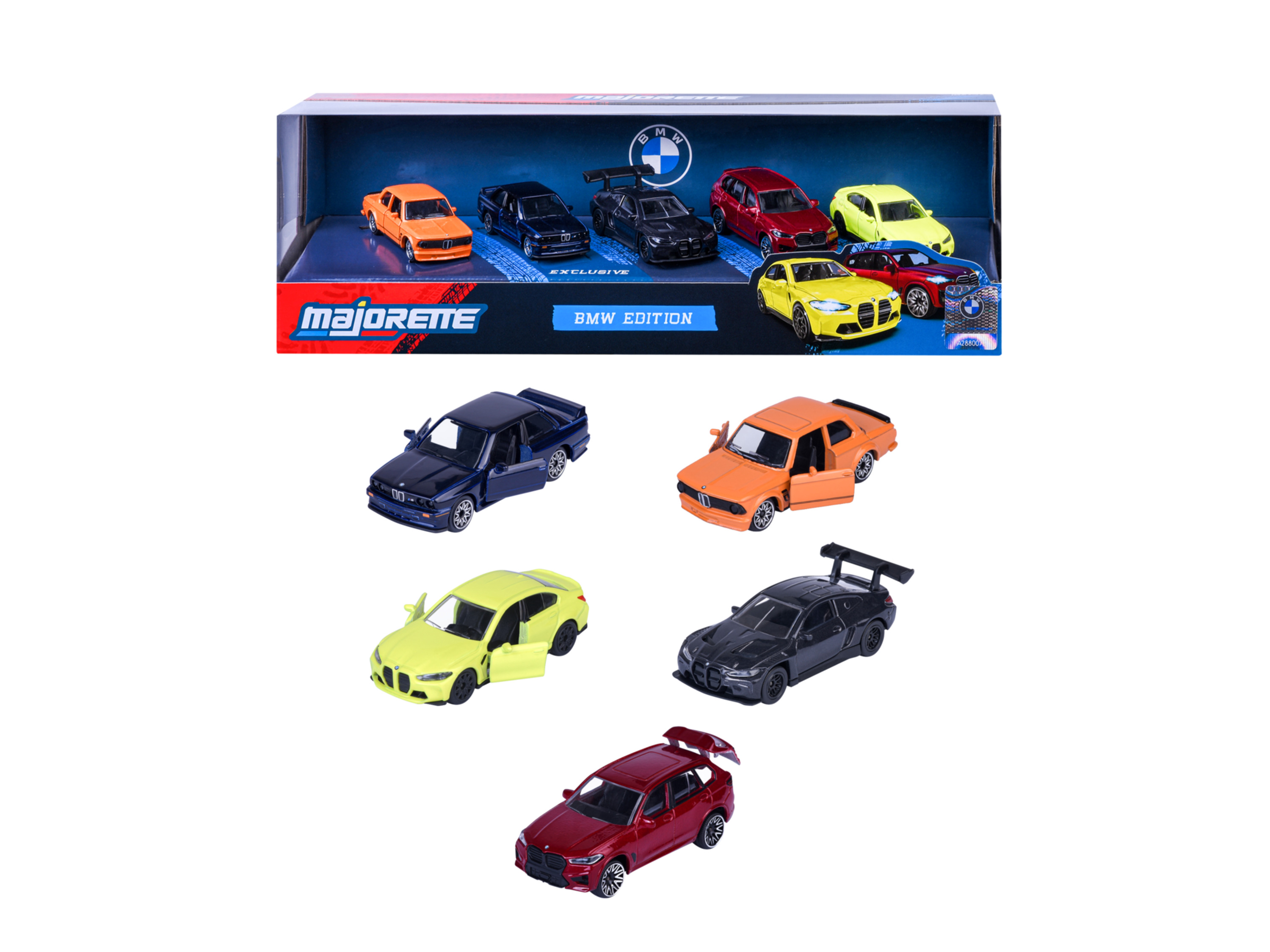 MAJORETTE BMW Geschenkset, 5-teilig""