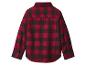 Rot-schwarz kariertes Flanellhemd, Rückansicht