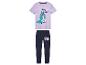 My Little Pony Pyjama mit rosafarbenem Einhorn-Druck und blauer Hose.