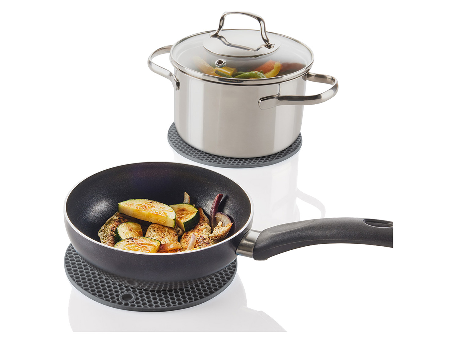 Thumbnail - ERNESTO® Abgießhilfe / Topfuntersetzer/Topfhandschuhe (Topfuntersetzer)