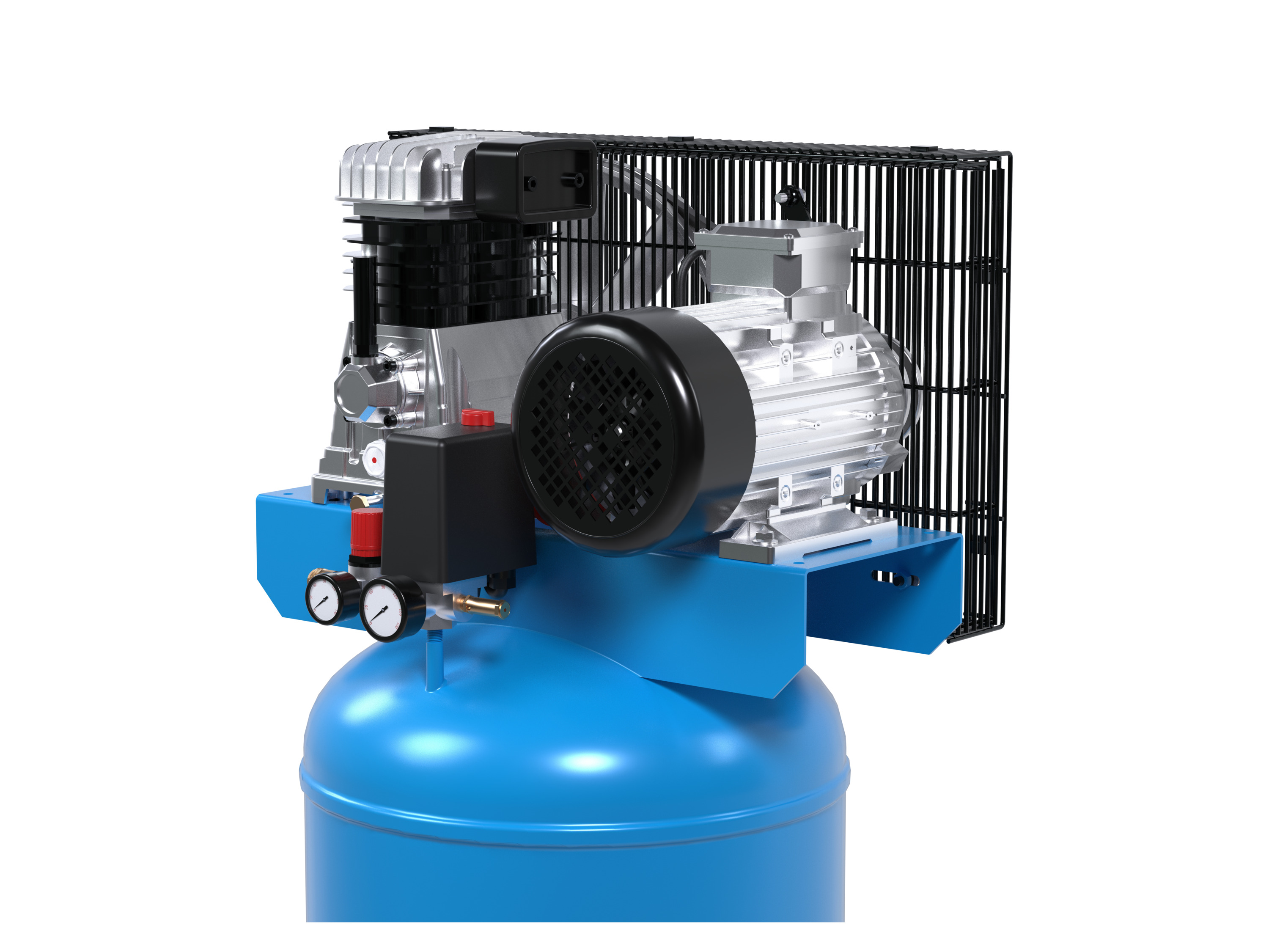 Thumbnail - Güde Kompressor »485/10/200 ST«, 2-Zylinder-Aggregat