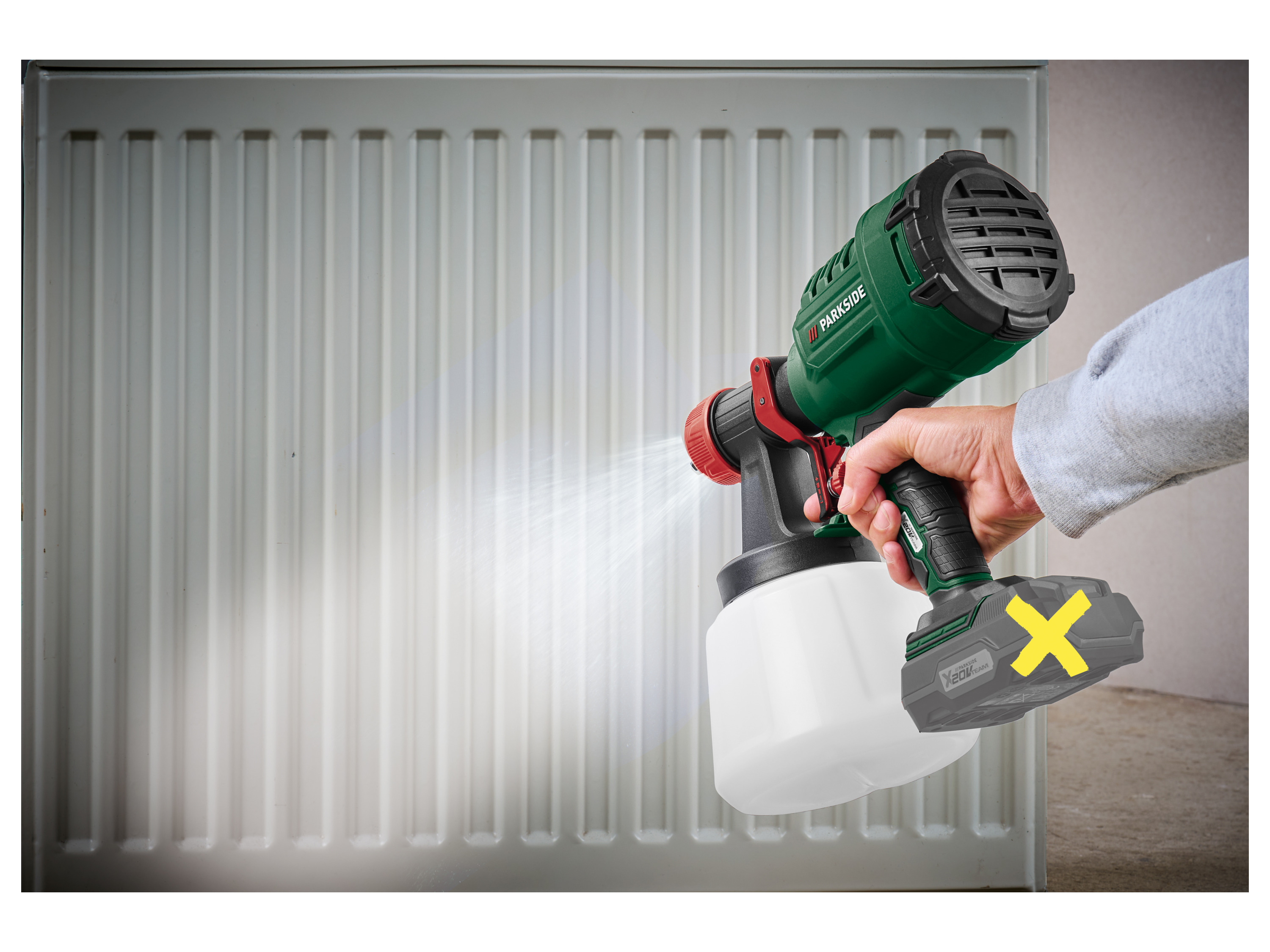 PARKSIDE® 20 V Akku-Farbspritzpistole »PFSA 20-Li B2«, ohne Akku – ohne Ladegerät – Bild 3 von 4