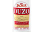 Eine Flasche Zachos Ouzo, ein griechischer Anislikör.