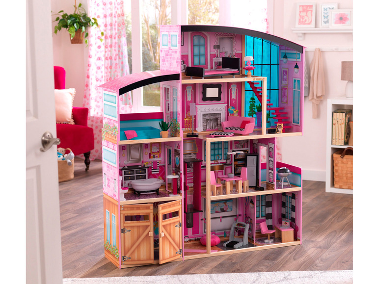 Gehe zu Vollbildansicht: KidKraft Puppenhaus »Shimmer Mansion«, mit 8 Räumen - Bild 15