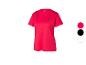 Rotes kurzärmeliges Sport-T-Shirt für Damen mit Rundhalsausschnitt