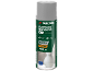 Silbergrauer 2-in-1 Glanzlack-Spray für innen und außen, 400 ml.