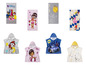 Badetücher und Badeponchos mit Motiven von Paw Patrol, Gabby's Dollhouse, Tom & Jerry und Powerpuff Girls.