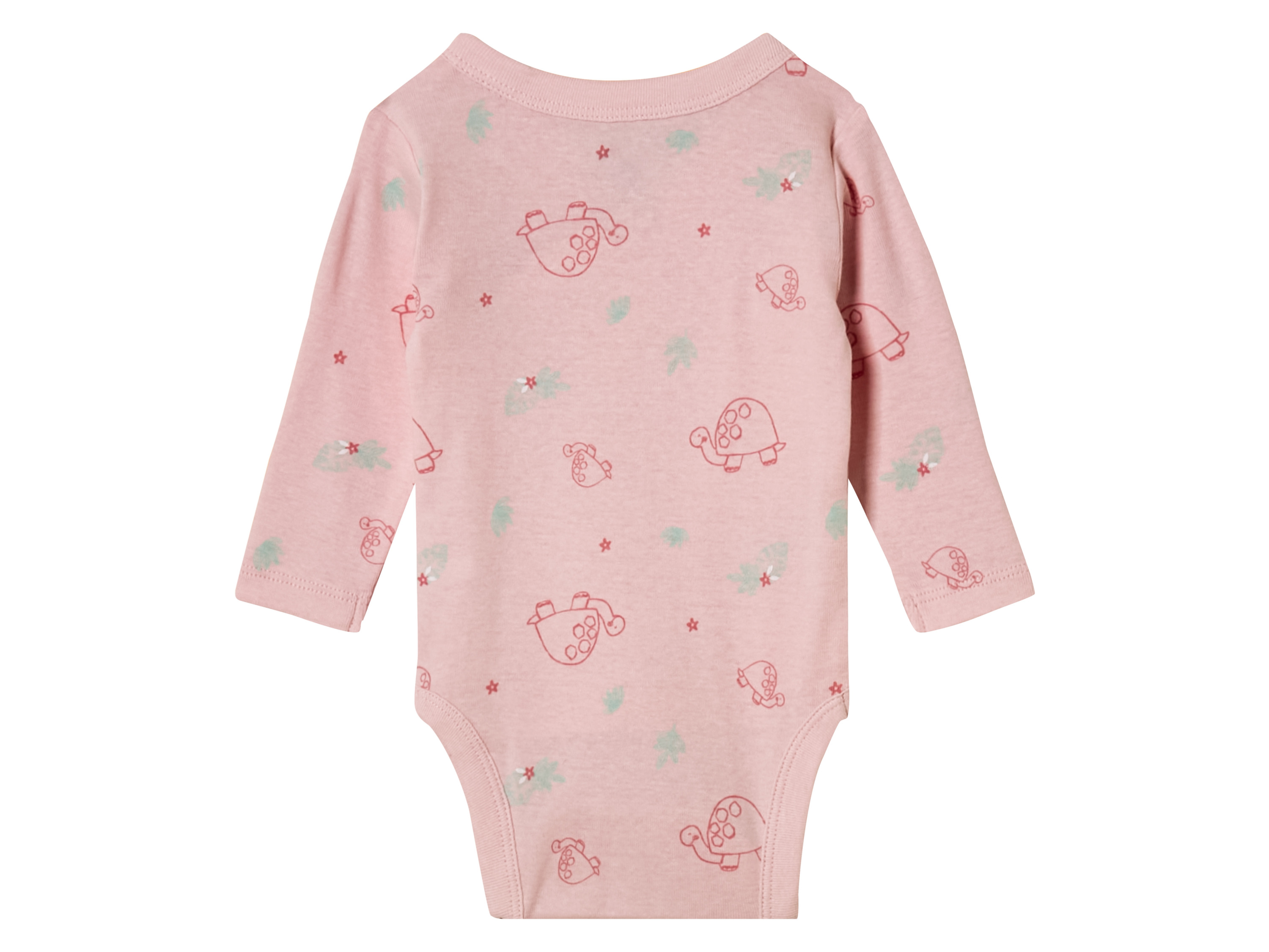 Thumbnail - lupilu® Baby Mädchen Wickelbody langarm (pink, 86/92)