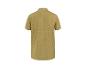 Herren-Poloshirt mit kurzen Ärmeln, Khaki-Farbe, Rückansicht