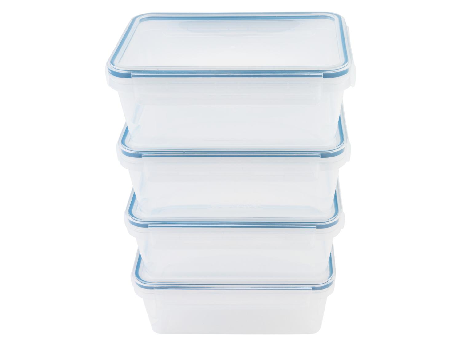 LivLab Mker Frischhaltedosen-Set D933 – Luftdicht, Weiß, Für Küche & Vorrat