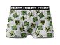 Jungen-Boxershorts mit Videospiel-Charaktergesichtern und Textbund.