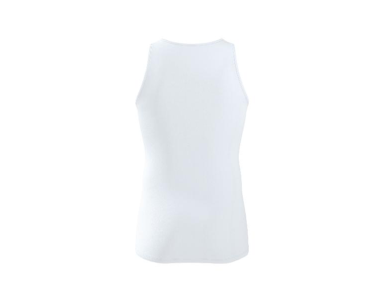 Weißes Herren-Tanktop, Rückansicht