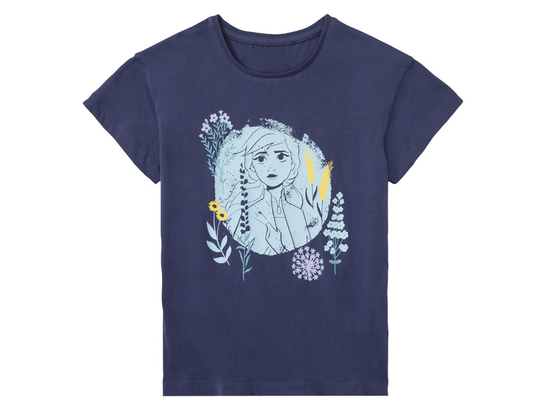 Gehe zu Vollbildansicht: Kleinkinder Kinder Mädchen T-Shirts, 2 Stück, mit Print - Bild 5