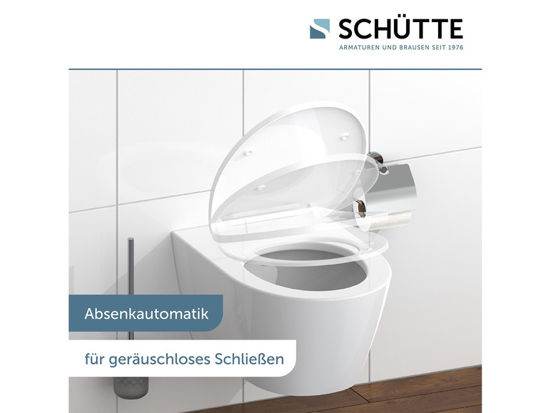 Gehe zu Vollbildansicht: Schütte Duroplast WC Sitz mit Nachtlicht u. Absenkautomatik - Bild 7