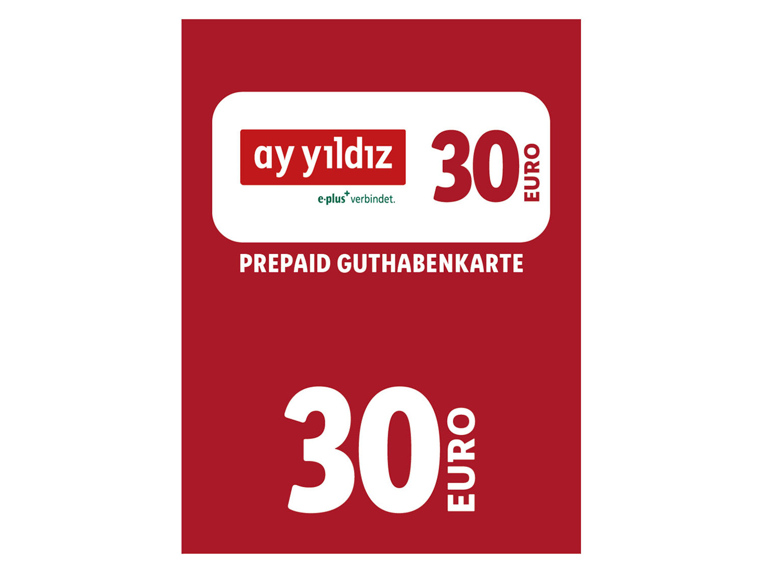Ay Yildiz Code über 30 € online kaufen | LIDL