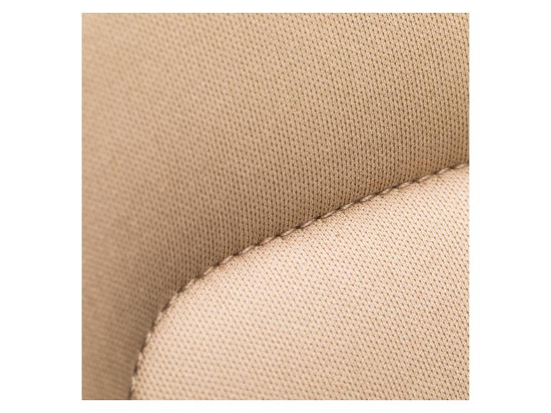 Beige Stofftextur mit Nähten