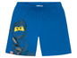Blaue LEGO Ninjago Shorts mit Ninja-Print.