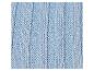 Hellblaue gerippte Strickstruktur.