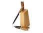 Echtwerk Messerset mit Holzblock