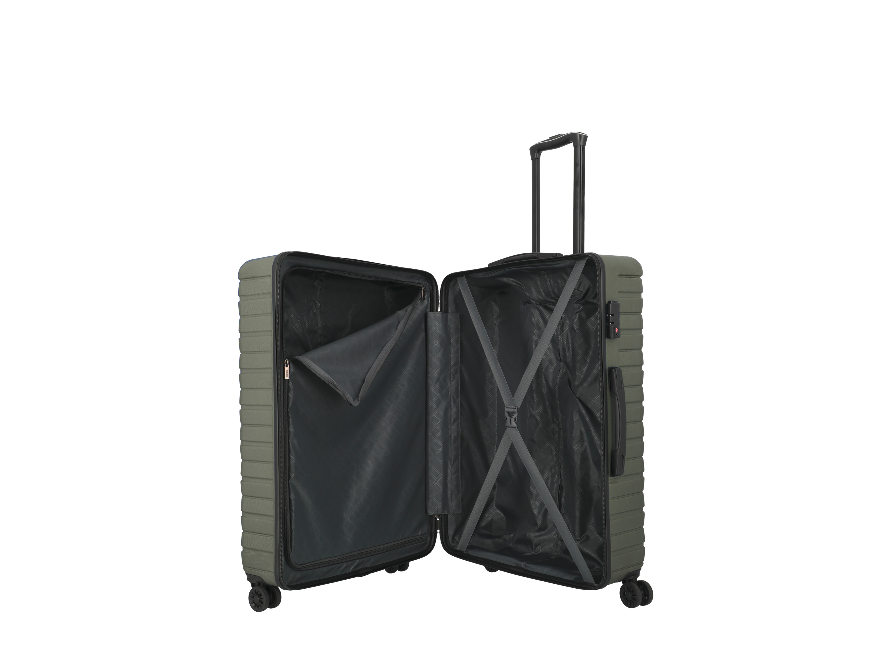 PAKLITE Hartschalenkoffer Medina Set (Olive) – Bild 3 von 4