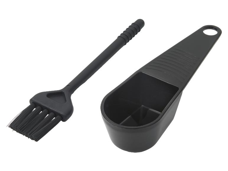 Schwarzes Haarfärbepinsel- und Mischschalen-Set