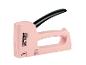 LIVARNO® Handtacker »R53« in Rosa mit schwarzem Griff, beschriftet mit 'Rapid LJUNG' und '53'.