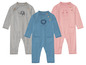 Drei Baby-Strampler von Bellybutton mit Tiermotiven.