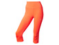 Orangefarbene Capri-Leggings von Elevate Activewear.