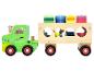 Holzspielzeug-LKW im Peppa Pig-Design mit Formensortierer