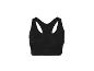 Schwarzer Sport-BH mit Racerback.